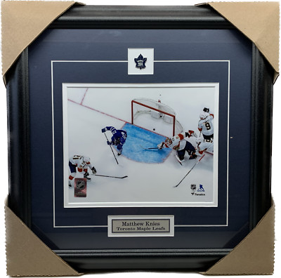 Matthew Knies Toronto Maple Leafs Unsigned 1st Career Goal Framed 8x10 Photo Pic