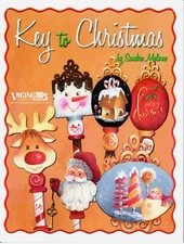 Key to Christmas Sandra Malone Acrylic Decorative Painting Ornament Pattern Book