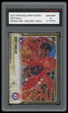 JOEY GALLO 2015 TOPPS UPDATE SERIES GOLD 1ST GRADED 10 ROOKIE CARD RANGERS /2015