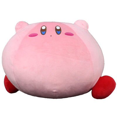 JUMBO Kirby Adventure Run Kirby Plush Toy Super Soft Cushion Pillow RARE  Doll