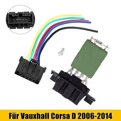 Gebläseregler Widerstand Vorwiderstand  Für Opel Corsa D Mk3 2006-2024 Neu