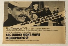 The Last Detail Vintage Print Ad Jack Nicholson TPA20