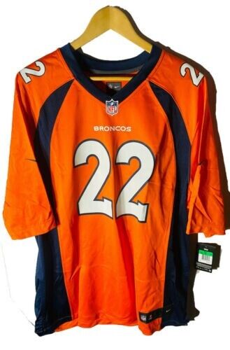 Nike Denver Broncos No22 C.J. Anderson Orange/Navy Blue Men's Stitched NFL Elite Fadeaway Fashion Jersey