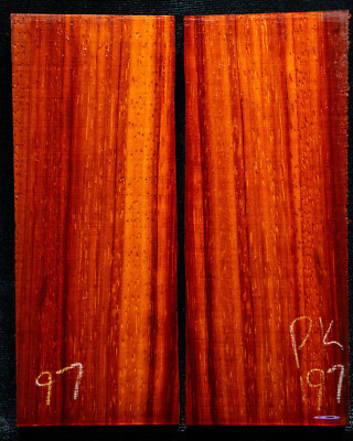 Padauk #197 Knife Scales 5.5''x2.2''x 3/8'' see 100 species in my store