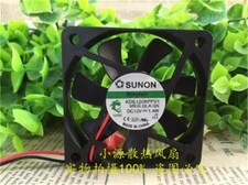 SUNON KDE1206PFV1 6010 DC12V 1.4W 6CM 2-Wire Silent Cooling Fan