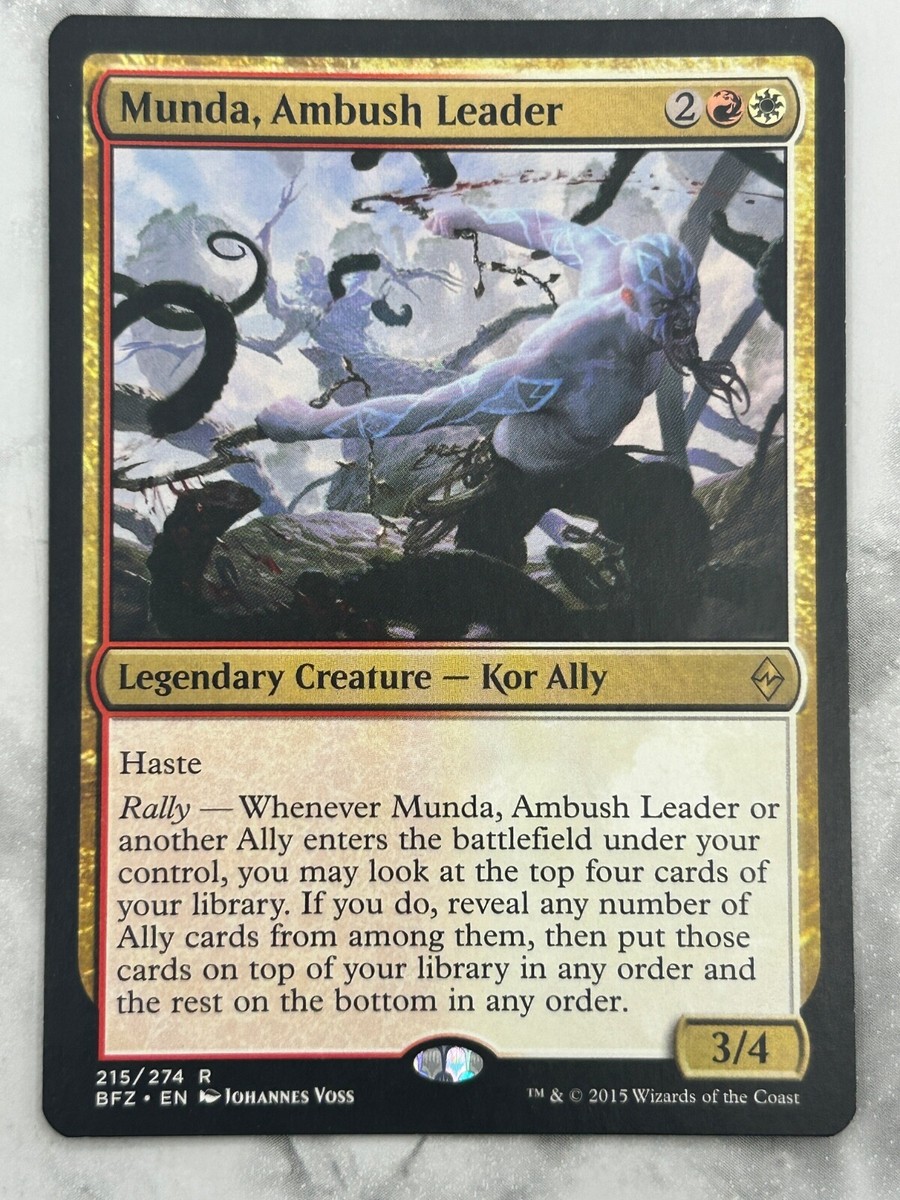 Munda,, Ambush Leader Battle for Zendikar - MTG Magic the Gathering - NM |  eBay