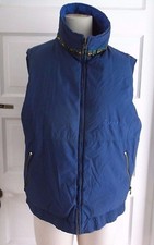 Nordica Reversible Goose Down Puffer Winter Vest Aztec Tribal Womens M Vintage