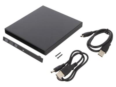 51864 Optical Drive CD/DVD Enclosure black Features: PnP QOLTEC