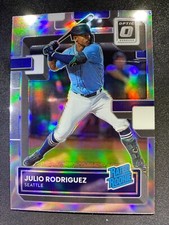 JULIO RODRIGUEZ 2022 Panini Donruss Optic Rated Rookie Silver RC Mariners - H01