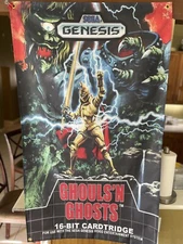 Ghouls 'n Ghosts 5ft Flag Sega Genesis 1989 Banner Poster