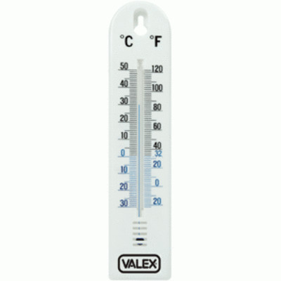 VALEX Ansteck-Thermometer Für Alkohol, Kunststoff, Weiß, 1870021