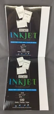 2 Packages of Domtar Inkjet Printer Paper 24lb 100 Sheet 8.5" x 11" -  NEW
