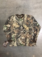 Vintage 90 s Liberty Advantage Real Tree Camouflage Long Sleeve T-Shirt 2XL NWT