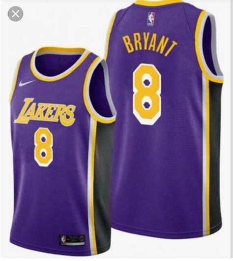 2020 NBA Nike LA Lakers Kobe Bryant #8 Statement Authentic Jersey
