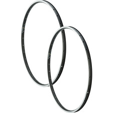 Pack Of 2 Alex Adventure 2 Rim Trs 700c 32h Black Silver Tubeless
