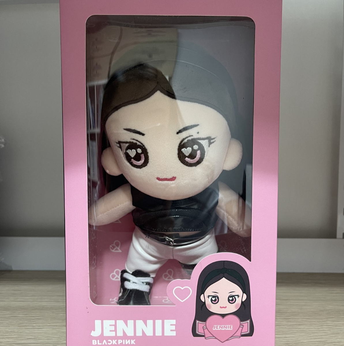 Official] BLACKPINK JENNIE Plush Doll YG SELECT K-POP Goods NEW