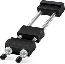 S SATC Sharpening Stone Holder,Adjustable 5-1/2 Inch to 9 Inch,Rubber Stainless 