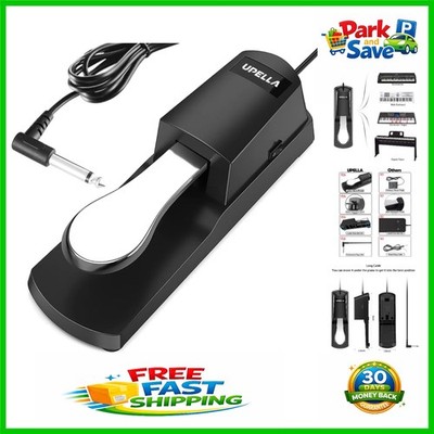 Portable Sustain Pedal with Polarity Switch for Keyboard & MIDI Controllers