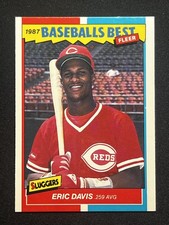 1987 Fleer Baseball's Best Sluggers vs. Pitchers #11 Eric Davis