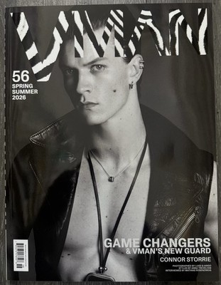 V MAN MAGAZINE - ISSUE # 56 - SPRING/SUMMER 2026- CONNOR STORRIES
