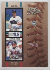 2005 Donruss Leather & Lumber Rivals Silver Josh Beckett Chipper Jones HOF 0a6