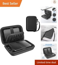 Lightweight Water-Resistant Hard Drive Case Holds 2 Drives   Ideal for Travel