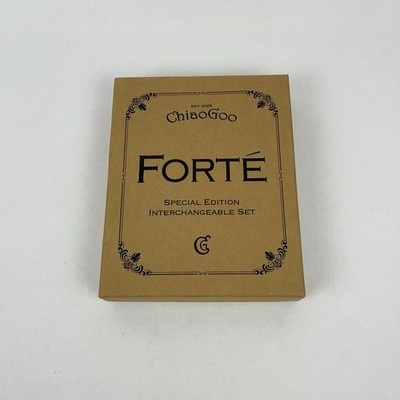 Chiaogoo Forté 1.0 limited edition interchangeable knitting needle set. New.