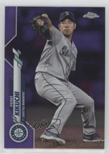 2020 Topps Chrome Purple Refractor 100/299 Yusei Kikuchi #48 n1u