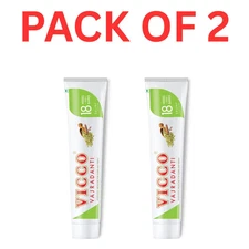 VICCO Vajradanti SAUNF Flavour Toothpaste | Ayurvedic Herbal FREE SHIP 2X160 gms