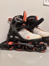 Rollerblade Macroblade 80 W Womens Inline Skates Size US 9 White Coral Black