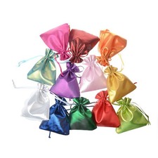 20 Pcs Satin Drawstring Pouches Bags For Wedding Bridal Shower Party Gift Favors