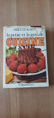 LA PETITE ET LA GRANDE CUISINE * ODETTE KAHN * CALMANN LEVY 1977 + STECKKARTEN