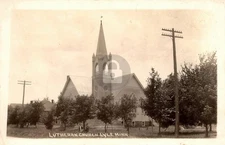 Lyle Minnesota Lutheran Church RPPC Photo Postcard COPY