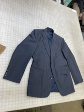 Circle S Western Suit Jacket Blazer Mens 40R Dark Gray Sport Coat Dallas Texas