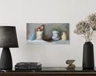 Original Fine Art  Oil Painting Kitchen Thyme 10x20 Inches — photo 6