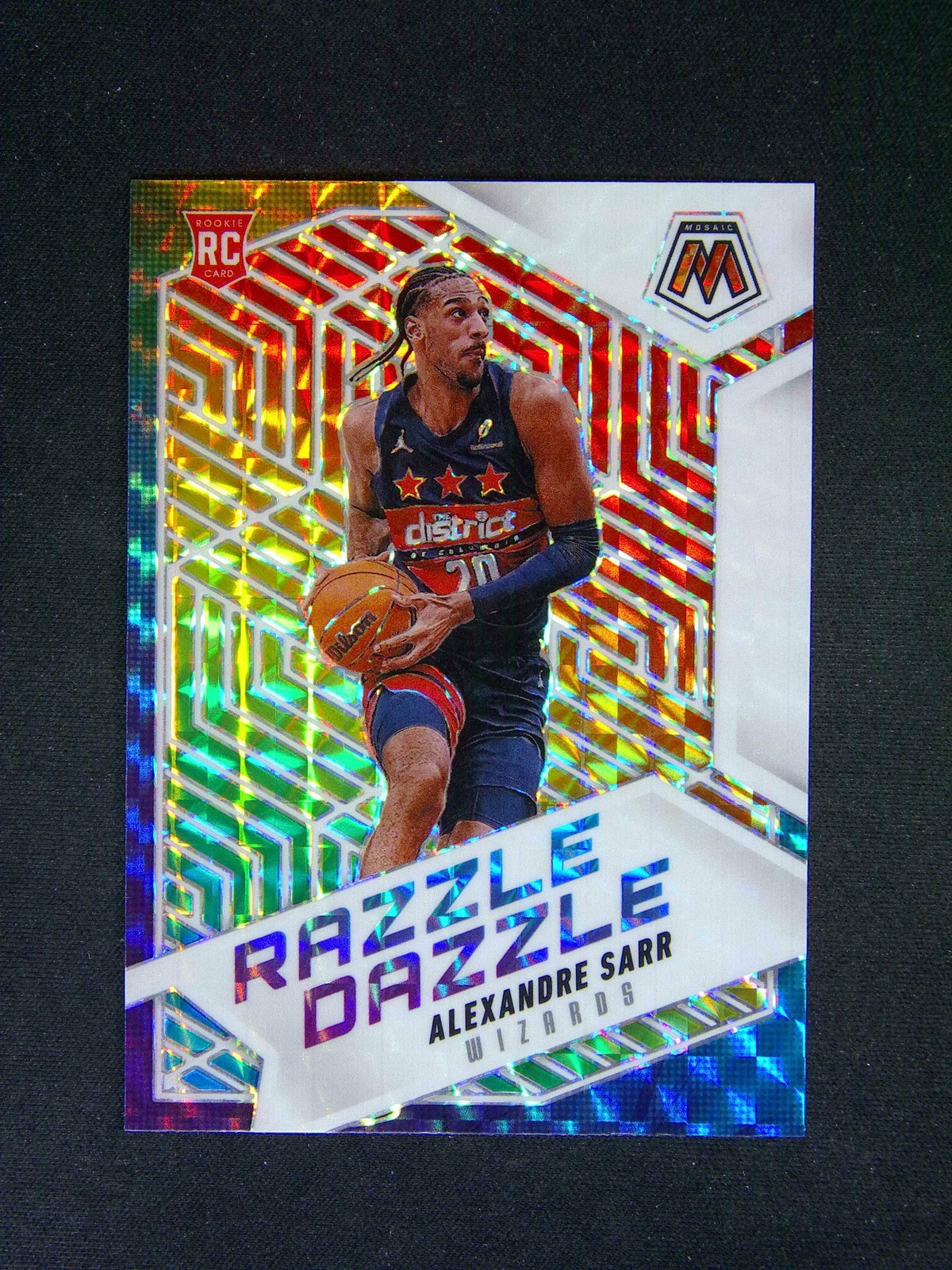 Alexandre Sarr 2024 Mosaic #14 Razzle Dazzle /(SSP) Price Guide