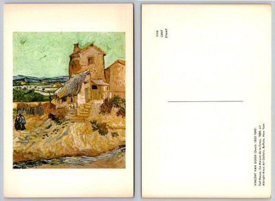 Vincent Van Gogh Tall House La Maison de la Crau Art Postcard Albright-Knox