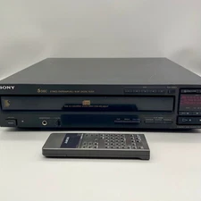 Sony CDP-C505 5 Disc CD Changer Player HiFi Stereo Vintage Audio w/ Remote MIJ