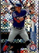 2020 Topps Chrome #129 Ronald Guzman X-Fractor Refractor