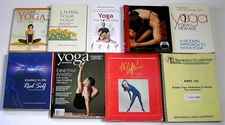 Lot of 9 YOGA including Raparthi Rama Rao, Yogi Amrit Desai Kripalu Yoga