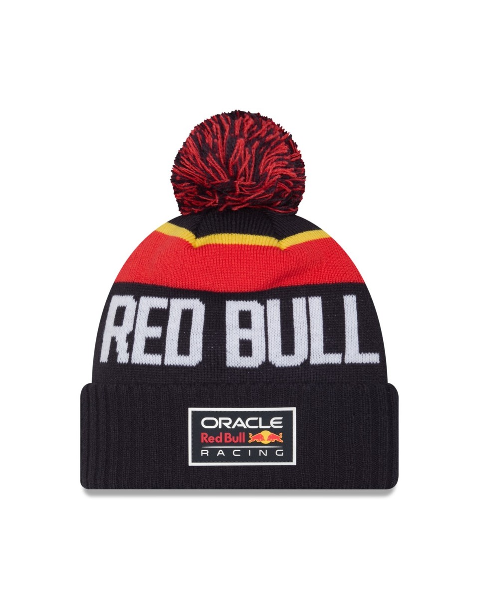 NEW ERA RED BULL SPORT WOOLLY CAR RACING F1 NAVY BOBBLE