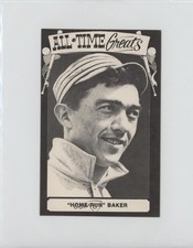 1973-79 TCMA All-Time Greats Postcard Back Home Run Baker HOF 0nr3