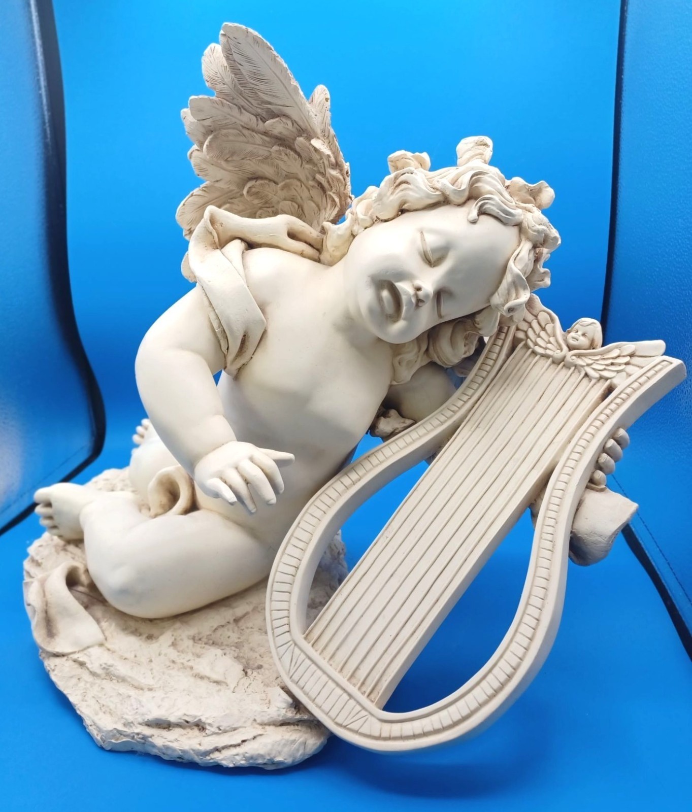 Vintage 20" Design Toscano Italian Baroque Victorian Cherub 
