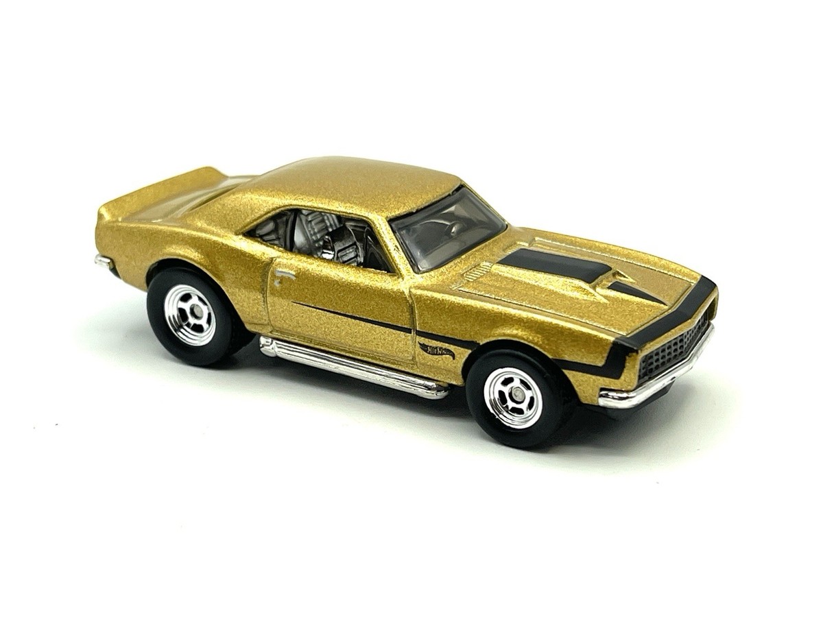 2026 Hot Wheels '67 Camaro (gold) #56 SUPER CUSTOM WHEEL SWAP by