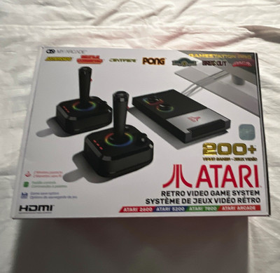 Atari 2600+ HDMI Home Console Bundle w/ 2 Joysticks, Built-In 200+ Games