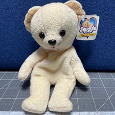 1999 Snuggle Bean Bear Plush 7" Stuffed Animal Hang Tag Vintage Lever Bros