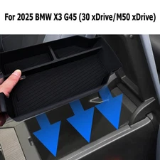 Center Console Organizer Tray Storage Box ABS for 2025 2026 BMW X3 Accessories