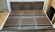 Lot Of 9 Vintage NuTone IS-308D 8" Indoor Speaker Walnut - Untested