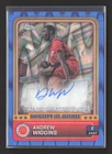 2024 Topps Chrome McDonald's All American Andrew Wiggins #86 Blue Wave Auto