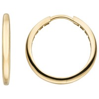 Ohrringe Creolen Aus 333 Gold Gelbgold 24,9X2,8Mm Ohrschmuck Rund GläNzend